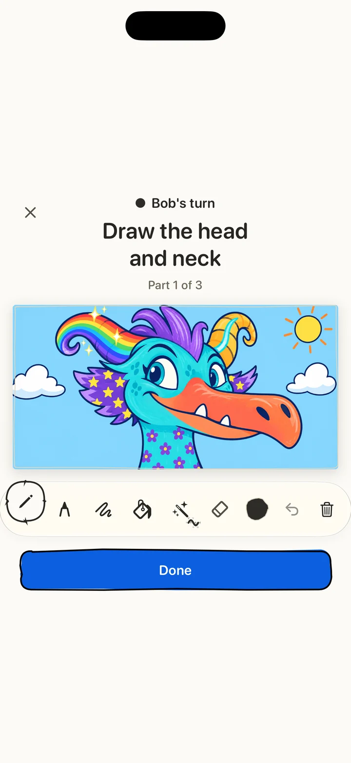 Drawing the head and neck of a creature — part 1 of 3.